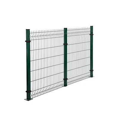 3D ívelt acél kerítés